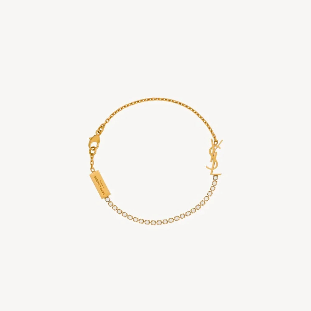 YSL - diamond saint luxury armbånd - guld