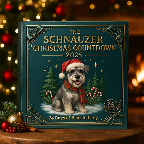 🔥 Begrænset udgave – kun 100 sæt tilbage! 🐾 Schnauzer Julekalender 2025
