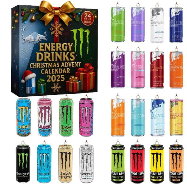 ⚡️ Energy Drink Can Julekalender 2025