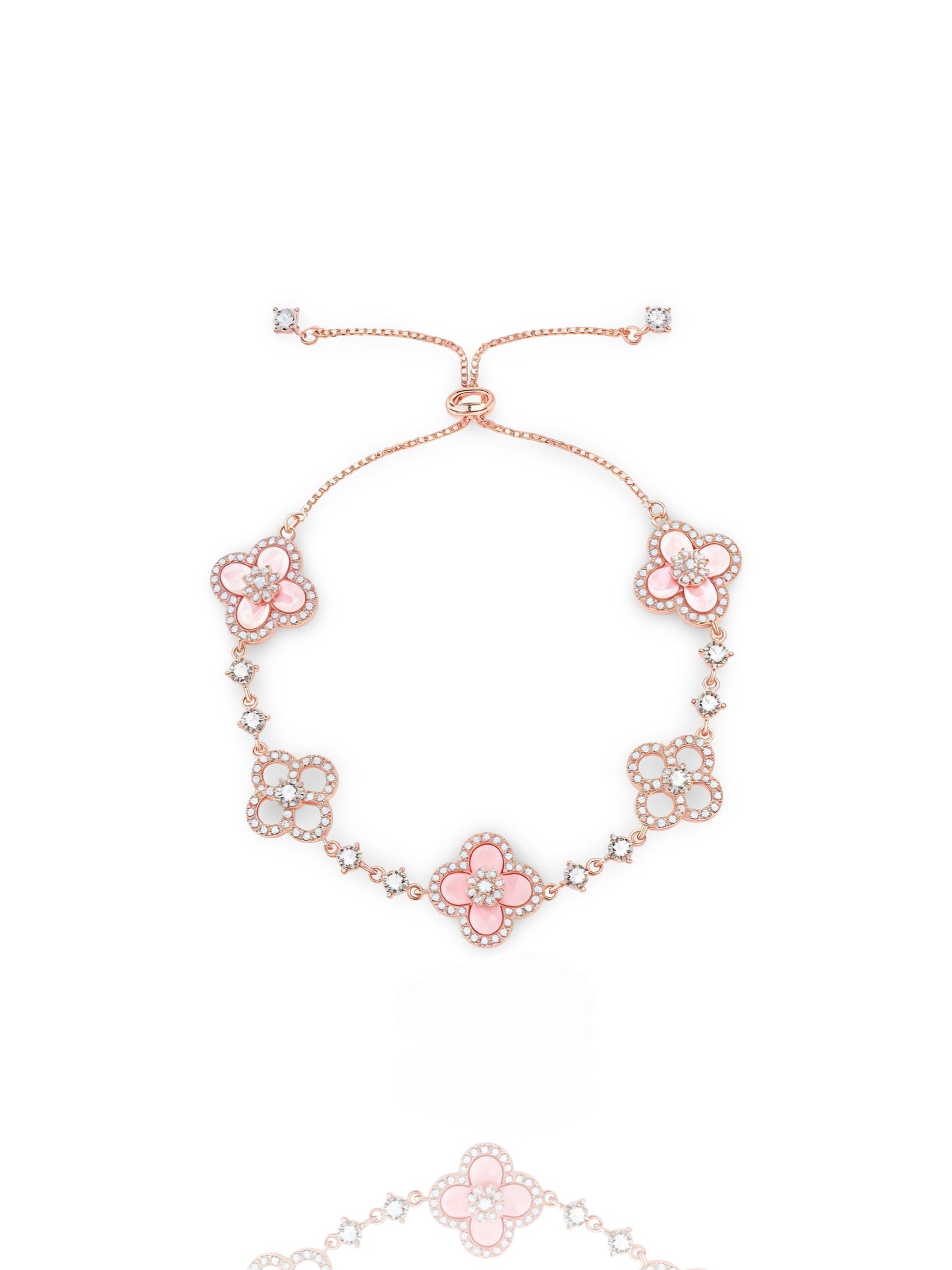Diamond bloom bracelet