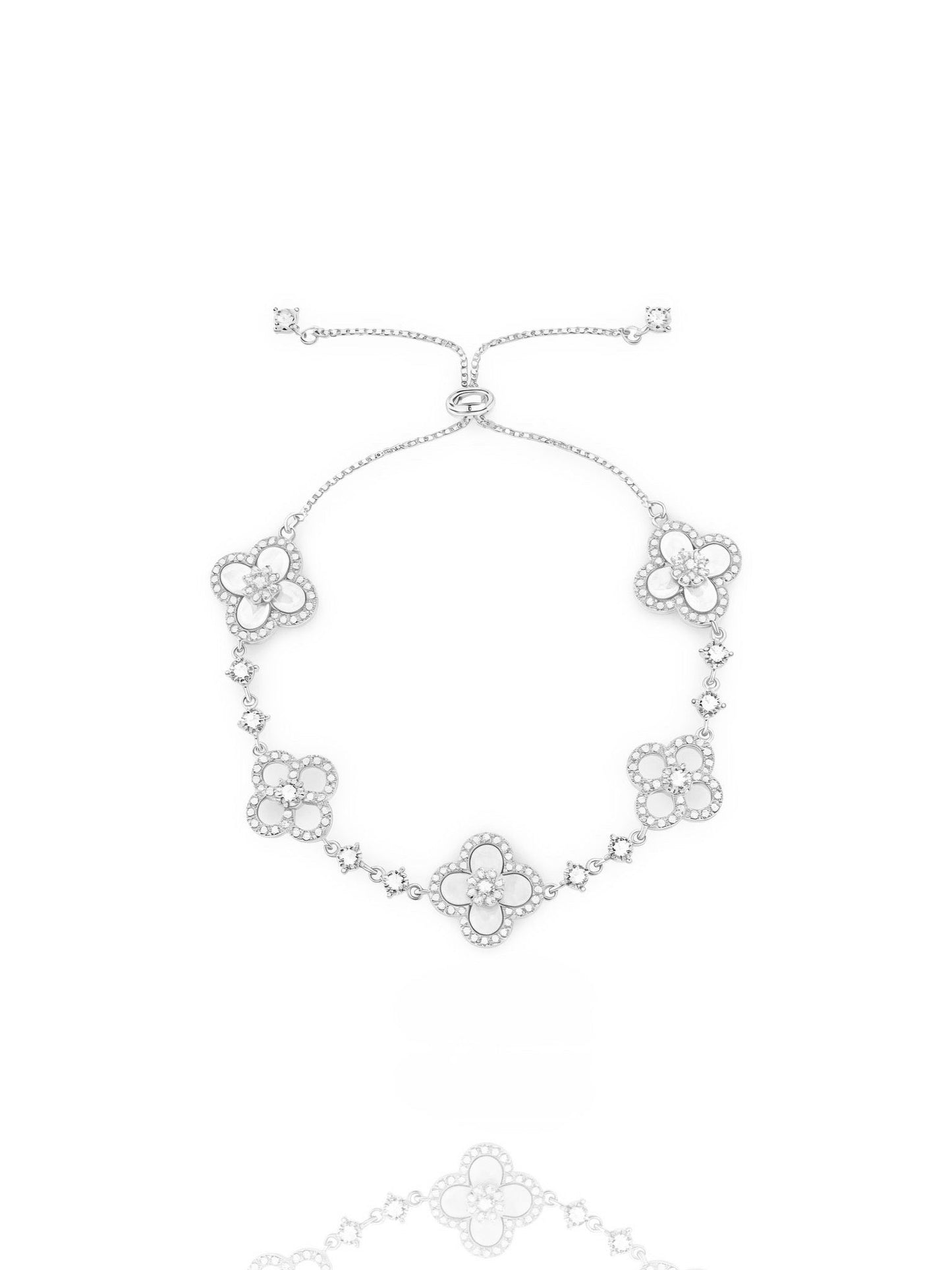 Diamond bloom bracelet