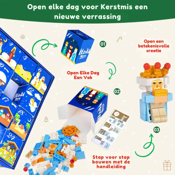 Miniature Julekribefigurer Adventskalender 2025 ✨