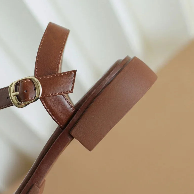 Ricci™ - Afslappet sandal i læder