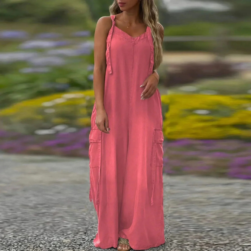 Tilda™ | Jumpsuit med brede ben og lommer