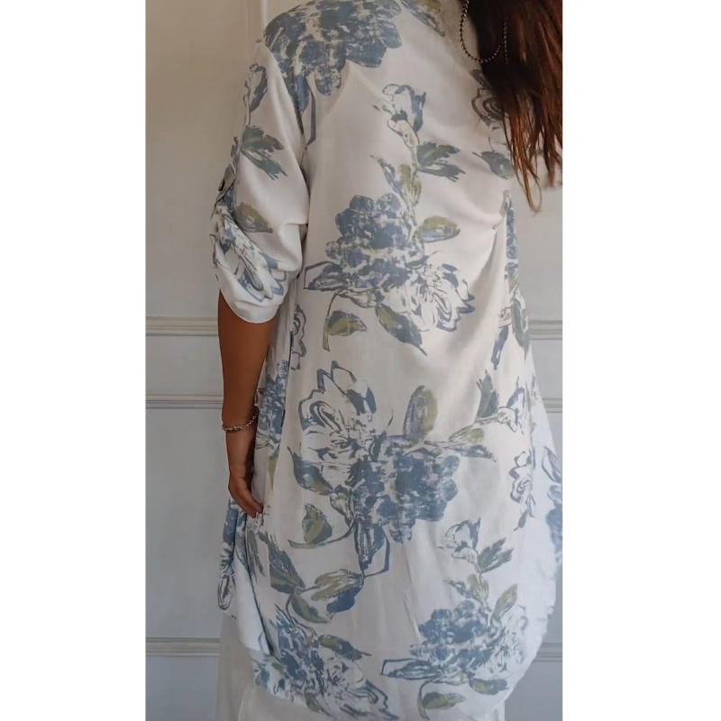 Jana™ | Elegant kjole i bomuld og hør