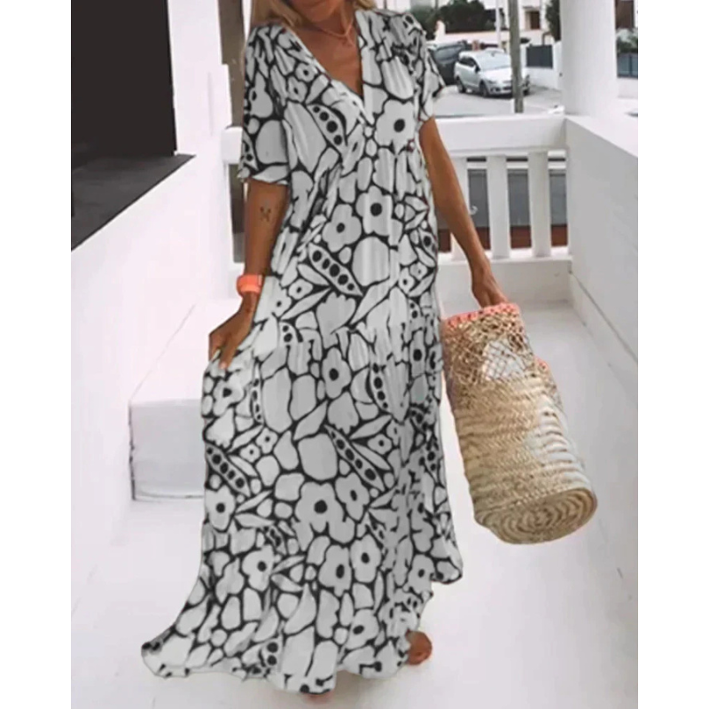 Christine™ | Flydende og let kjole til sommer