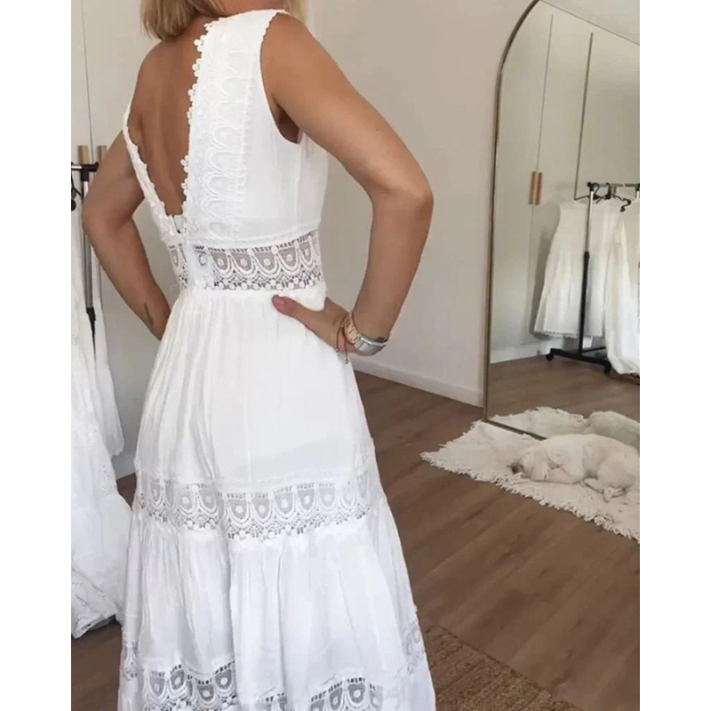 Thyra™ - Lang og elegant sommerkjole