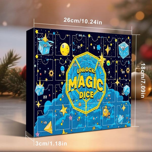 🔥 Laatste Dag 49% Korting – 🎄🎲 2025 Kerst Dobbelsteen Adventskalender
