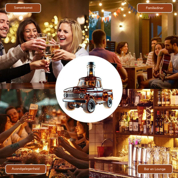 🚗🥃 Limited Edition – Auto Whiskyflaske