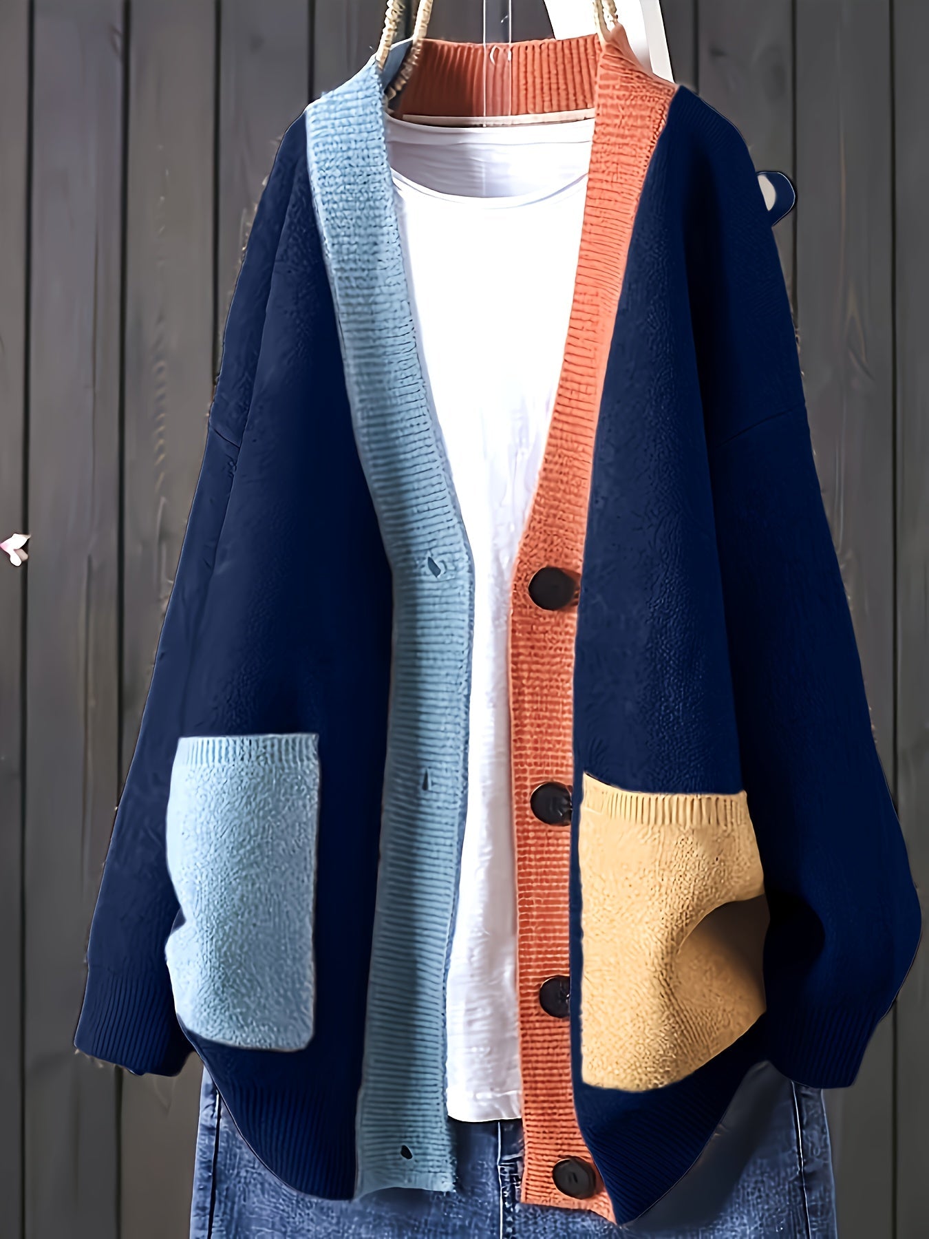 Nora™ | Tidløs Farverig Cardigan