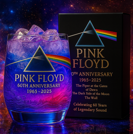 🔥 Pink Floyd 60-års Jubilæums Whiskeyglas