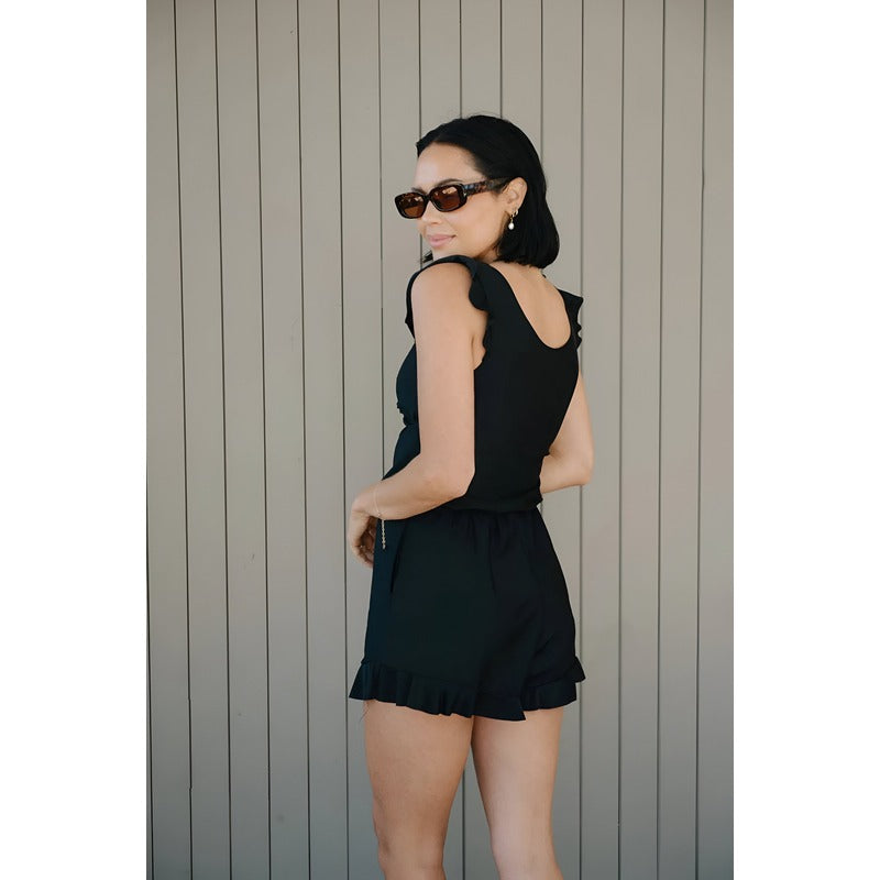 Anouk™ | Badedragt med flæser og indbygget bh