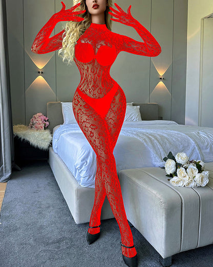 Undertøj Langærmet En Delig Fiskenetstrømper