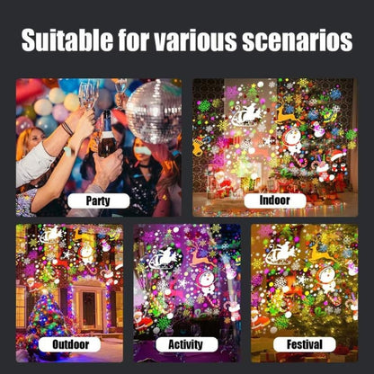 🔌 LED Juleprojektionslampe