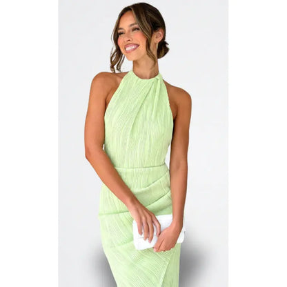 Ceila™ | Plisseret midi-kjole