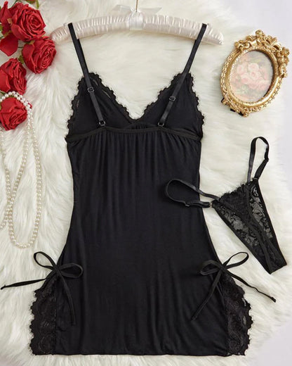 Marit™ | Sexet lingeri med dyb udskæring