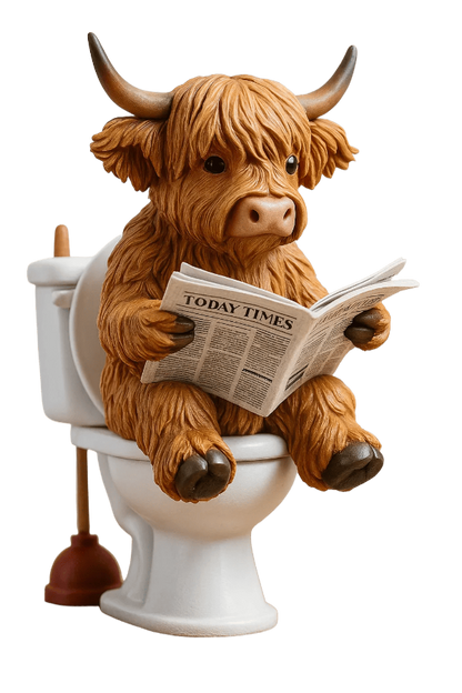 🐮Julekalender med Highlander 2025 🎄✨ – Håndlavet 3D-dukke med Highlander (24 dele)