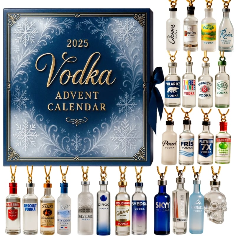 Tidlig Juleudsalg – 49% RABAT! 🎁 2025 Vodka Julekalender