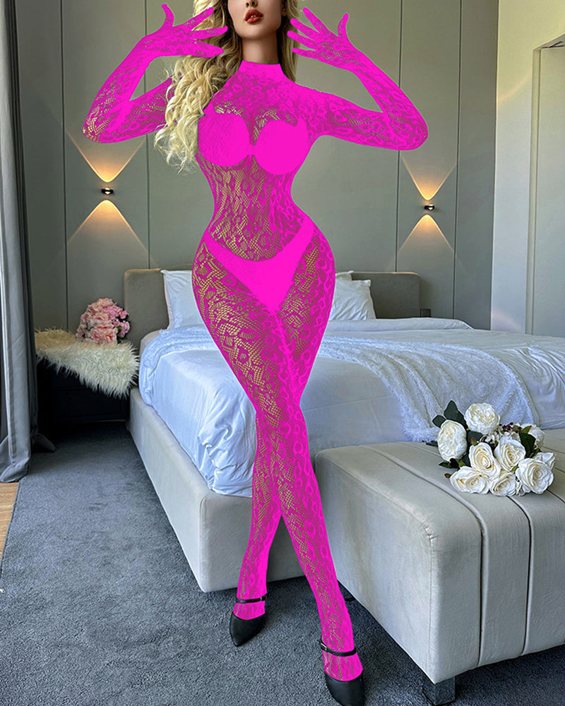 Undertøj Langærmet En Delig Fiskenetstrømper