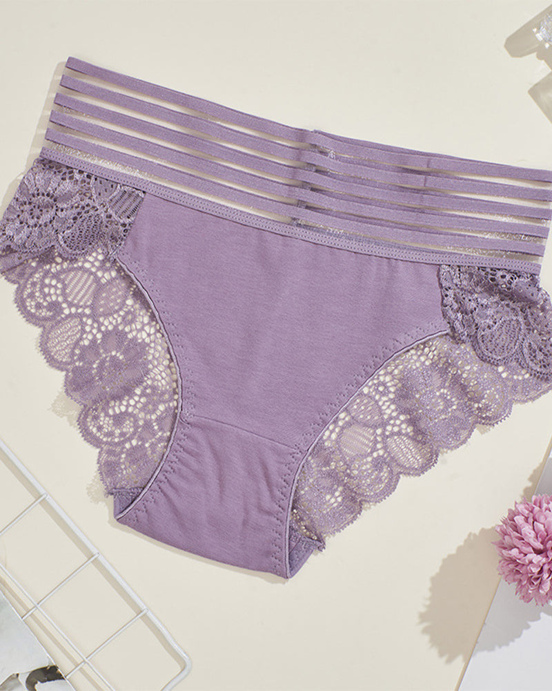 Hedda™ | Blonde trusser med bred talje