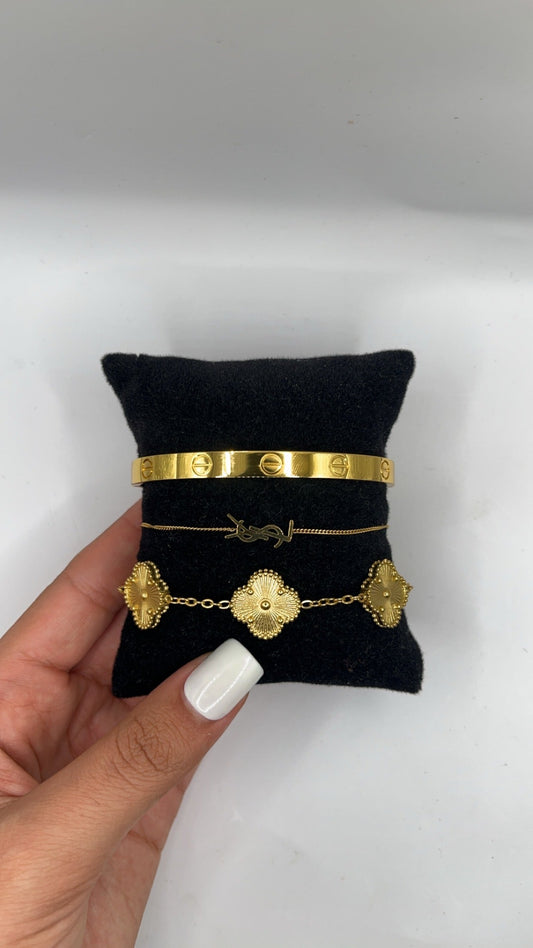 YSL - guld set