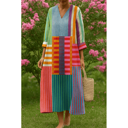 Lia™ | Elegant geometrisk kjole