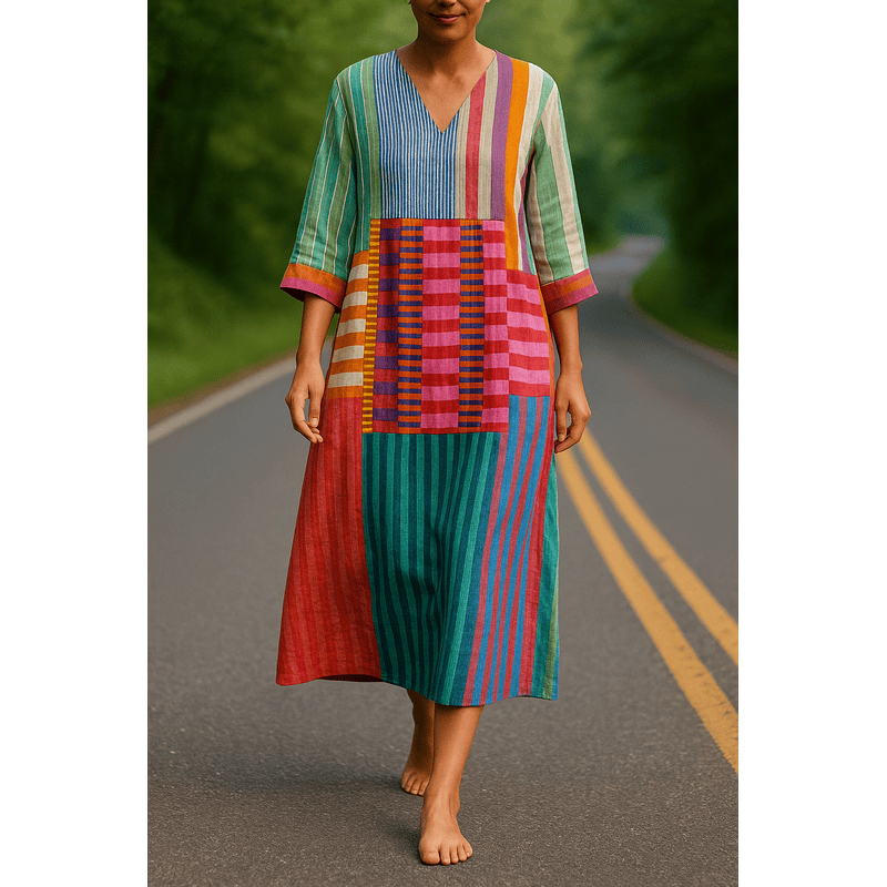 Lia™ | Elegant geometrisk kjole