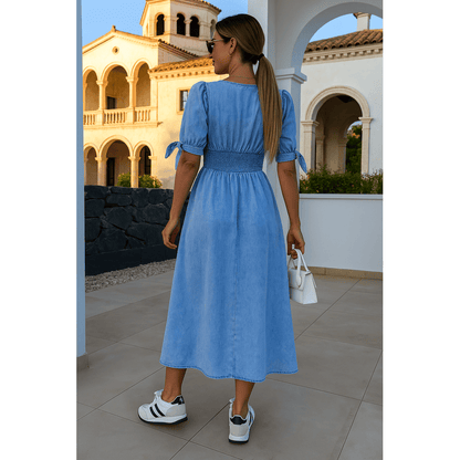 Clara Belle™ | Elegant kjole med knapper