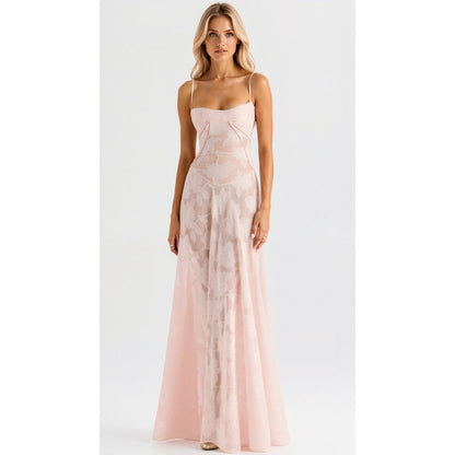 Naya™ | Lang kjole med tynde stropper