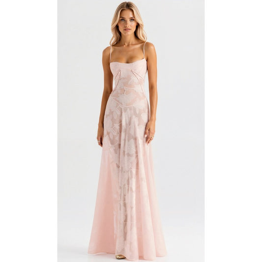 Naya™ | Lang kjole med tynde stropper