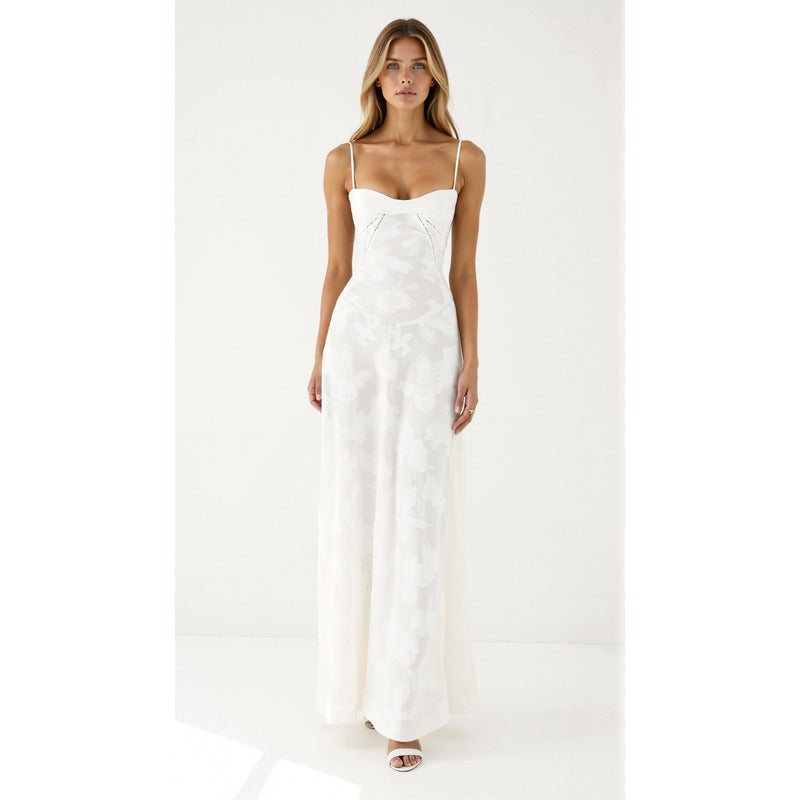 Naya™ | Lang kjole med tynde stropper