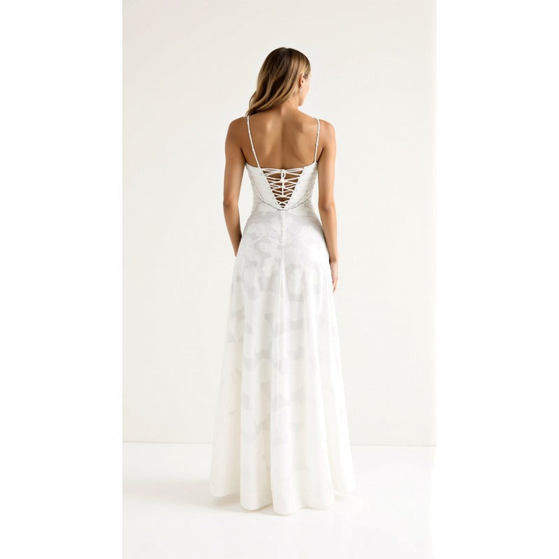 Naya™ | Lang kjole med tynde stropper