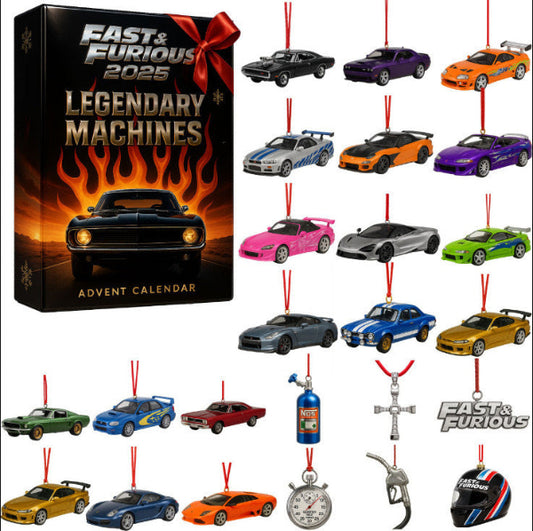 Fast & Furious Julekalender 2025 – Legendary Machines Sæt