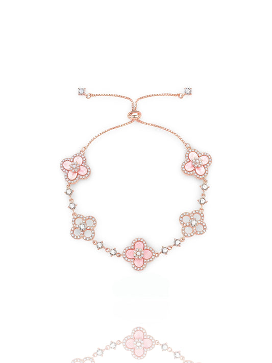 Diamond bloom bracelet