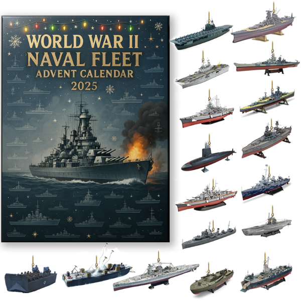 WWII Naval Fleet Adventskalender 2025 – 24 Dage med Ikoniske Krigsskibe