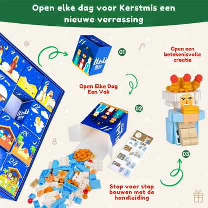 Miniature Julekribefigurer Adventskalender 2025 ✨