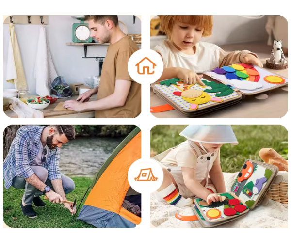 Montessori Busy Book – Lær mens du leger