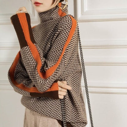 Malou™ | Sweater med høj hals