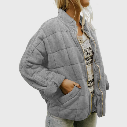 Josiane – Quiltet jakke i elegant oversized look