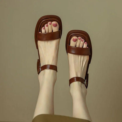Ricci™ - Afslappet sandal i læder