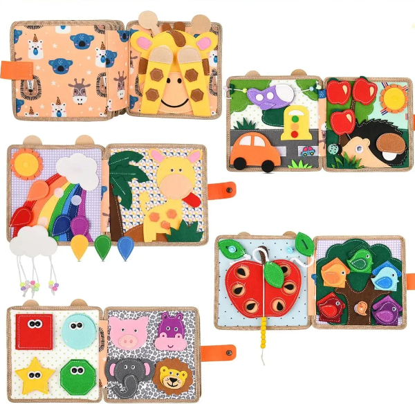 Montessori Busy Book – Lær mens du leger