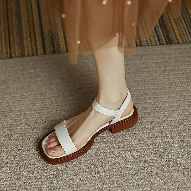 Ricci™ - Afslappet sandal i læder
