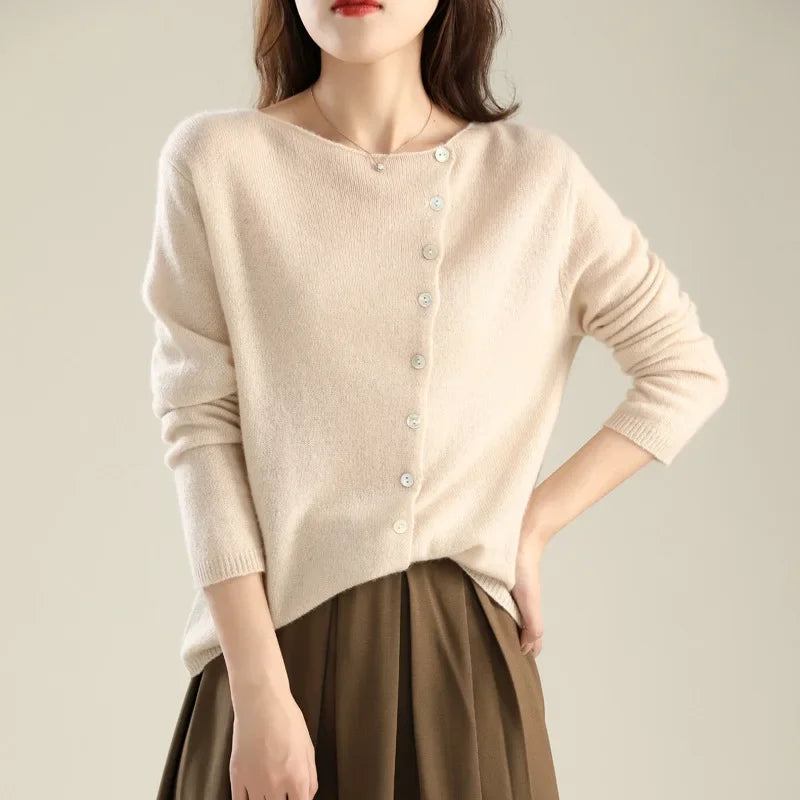 Mireille™ | Strikkede cardigan med elegante knapper