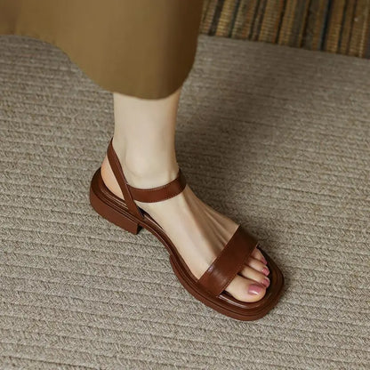 Ricci™ - Afslappet sandal i læder