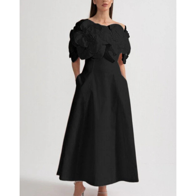 Merle™ |  Blomstret midi-kjole