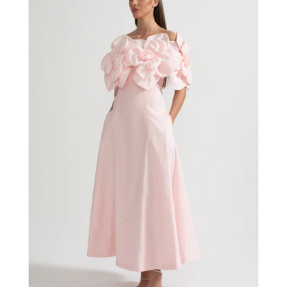 Merle™ |  Blomstret midi-kjole