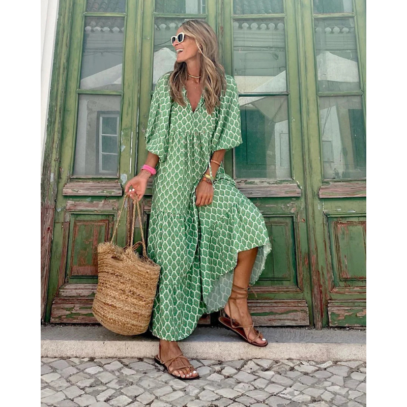 Fleur™ | Boheme Maxi Kjole