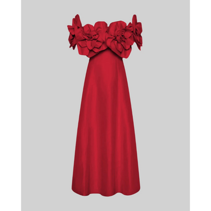 Merle™ |  Blomstret midi-kjole