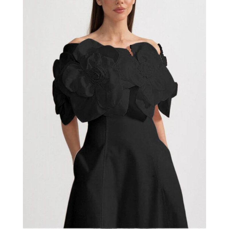 Merle™ |  Blomstret midi-kjole