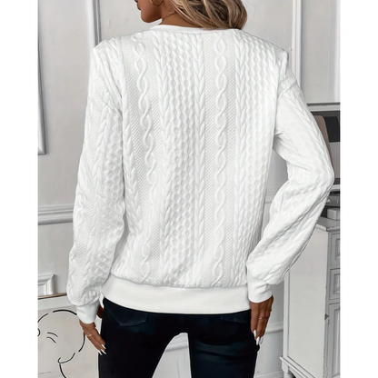 Susan™ | Sweater med lynlås